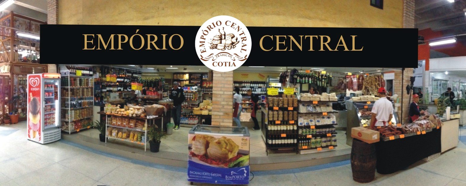 Fachada do Empório Central no Mercado Municipal de Cotia